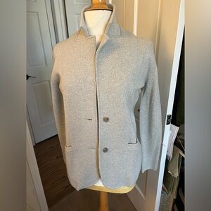 J Crew knit blazer. XS. Color grey.
